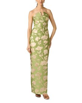 Aidan Mattox Aidan Mattox Woven Jacquard Dress