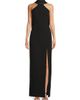 Aidan Mattox Women's Bonded Crêpe Scarf Column Gown - 3