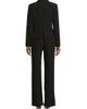 Aidan Mattox Women's Draped Stretch-Crepe Tuxedo-Style Jumpsuit - 5