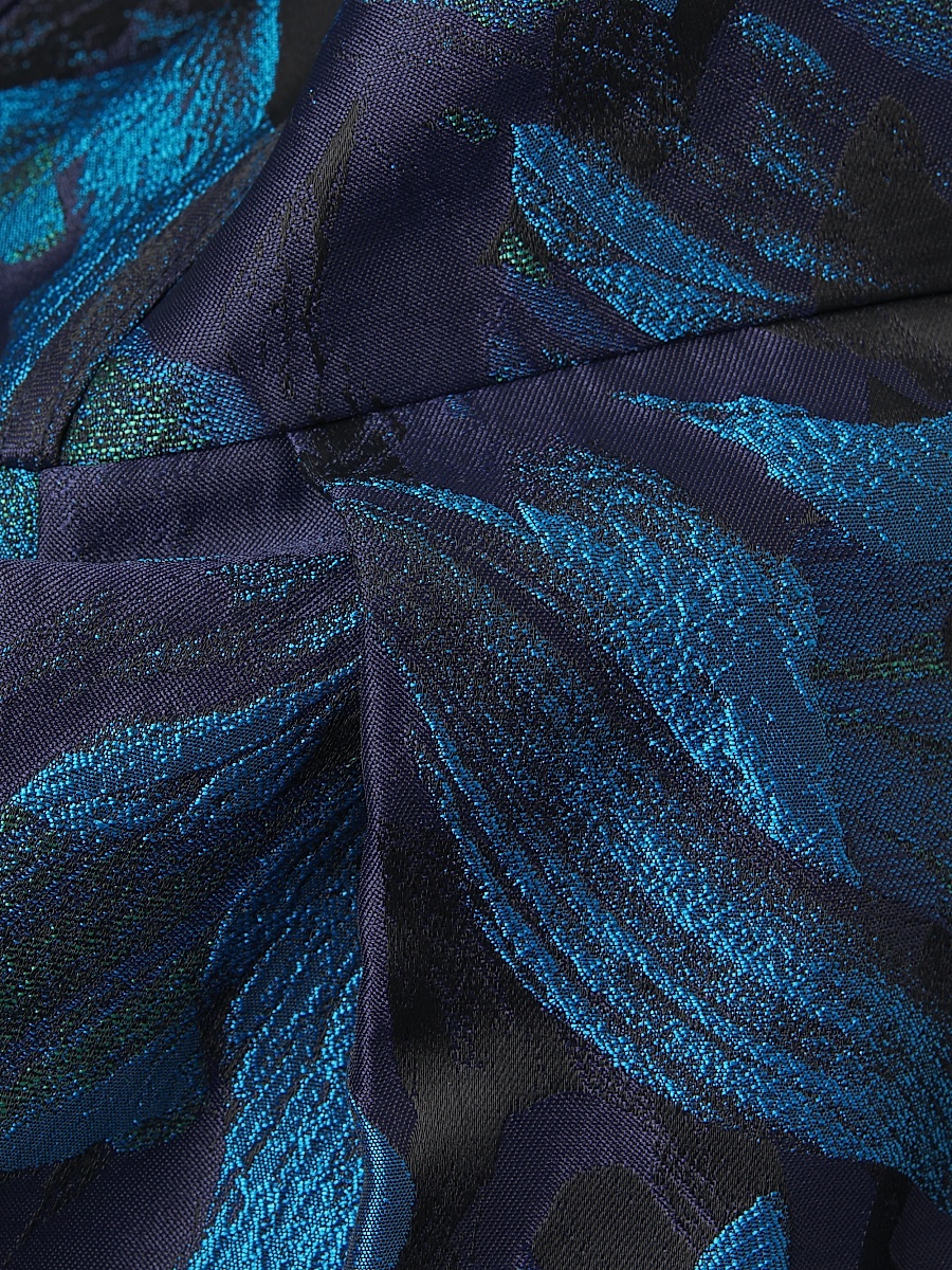 Aidan Mattox - Women's Floral Jacquard Fit & Flare Cocktail Dress