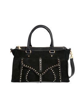 Aimee Kestenberg Women's Amour Suede Satchel Top Handle Bag