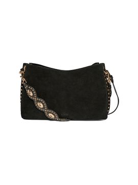Aimee Kestenberg Women's Roma Suede Double Entry Crossbody Bag