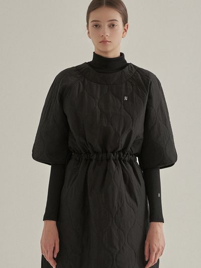 aimswing+8 Back Fleece High Neck Tshirt (Black)