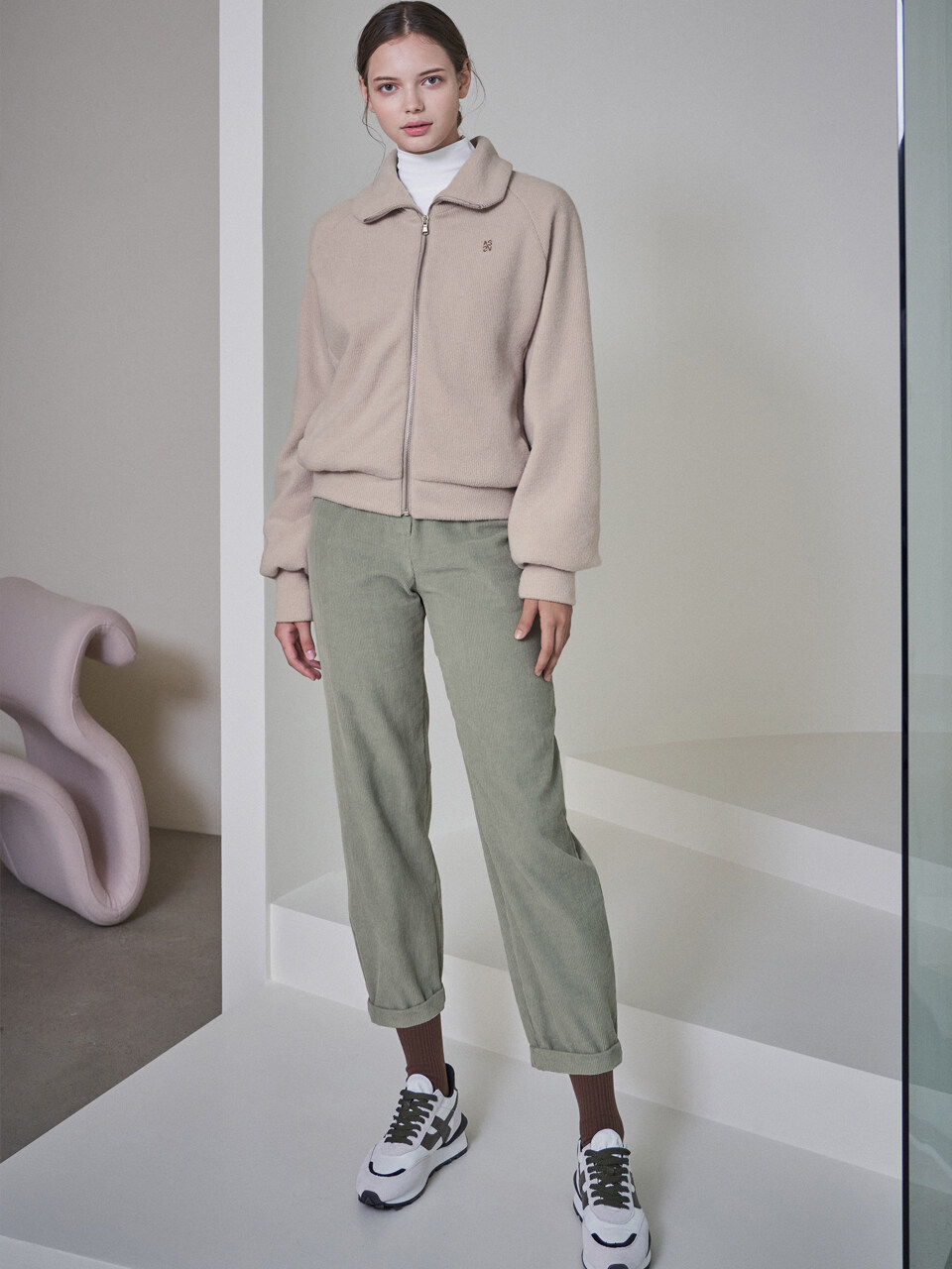aimswing+8 Corduroy Round Pants