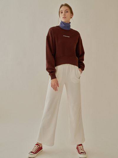 aimswing+8 Corduroy Wide Straight Pants
