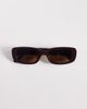 Aire AIRE ceres rectangular sunglasses in chocolate brown - 3