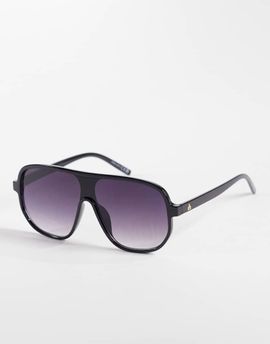 Aire AIRE hydrus oversized aviator sunglasses in black with gradient lens