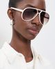 AIRE AIRE Skyveil Sunglasses Ivory One - 3