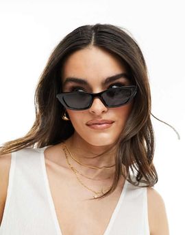 Aire AIRE titania slim sunglasses in black