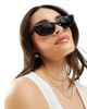 Aire AIRE titania slim sunglasses in black - 2