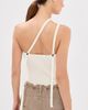 Aisling Camps Aisling Camps Convertible Ribbed Knit Tank Top Ivory - 3