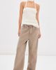 Aisling Camps Aisling Camps Convertible Ribbed Knit Tank Top Ivory - 5