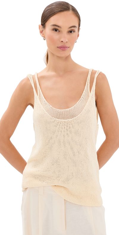 Aisling Camps Aisling Camps Flip Tank Top Ivory