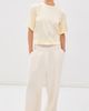 Aisling Camps Aisling Camps Liquid Silk T-Shirt Ivory - 5