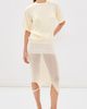 Aisling Camps Aisling Camps Liquid Silk T-Shirt Ivory - 6