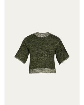 Aisling Camps Mouline Knit Short-Sleeve Perfect T-Shirt