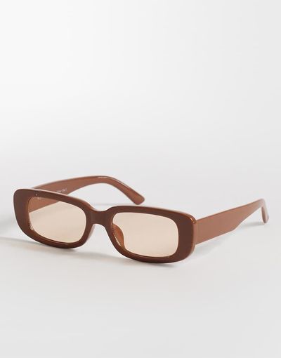 AJ Morgan AJ Morgan callie rectangular sunglasses in chocolate brown