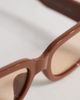 AJ Morgan AJ Morgan callie rectangular sunglasses in chocolate brown - 2