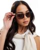 AJ Morgan AJ Morgan on alert square sunglasses in gray with brown lens - 1