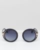AJ Morgan AJ Morgan oversized round sunglasses in black - 2