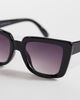 AJ Morgan AJ Morgan winners circle large square sunglasses in black with brown lenses - 2
