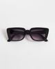 AJ Morgan AJ Morgan winners circle large square sunglasses in black with brown lenses - 3