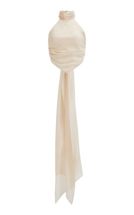 Aje Aje Allegra Draped Halter Top