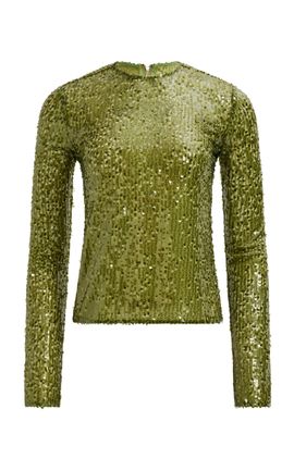 Aje Aje Althira Sequined LongSleeved Top
