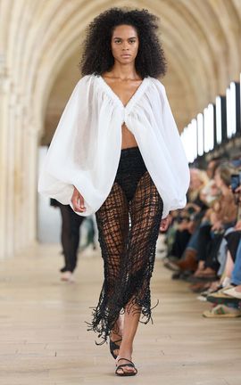 Aje Aje Auralis Embellished Midi Skirt