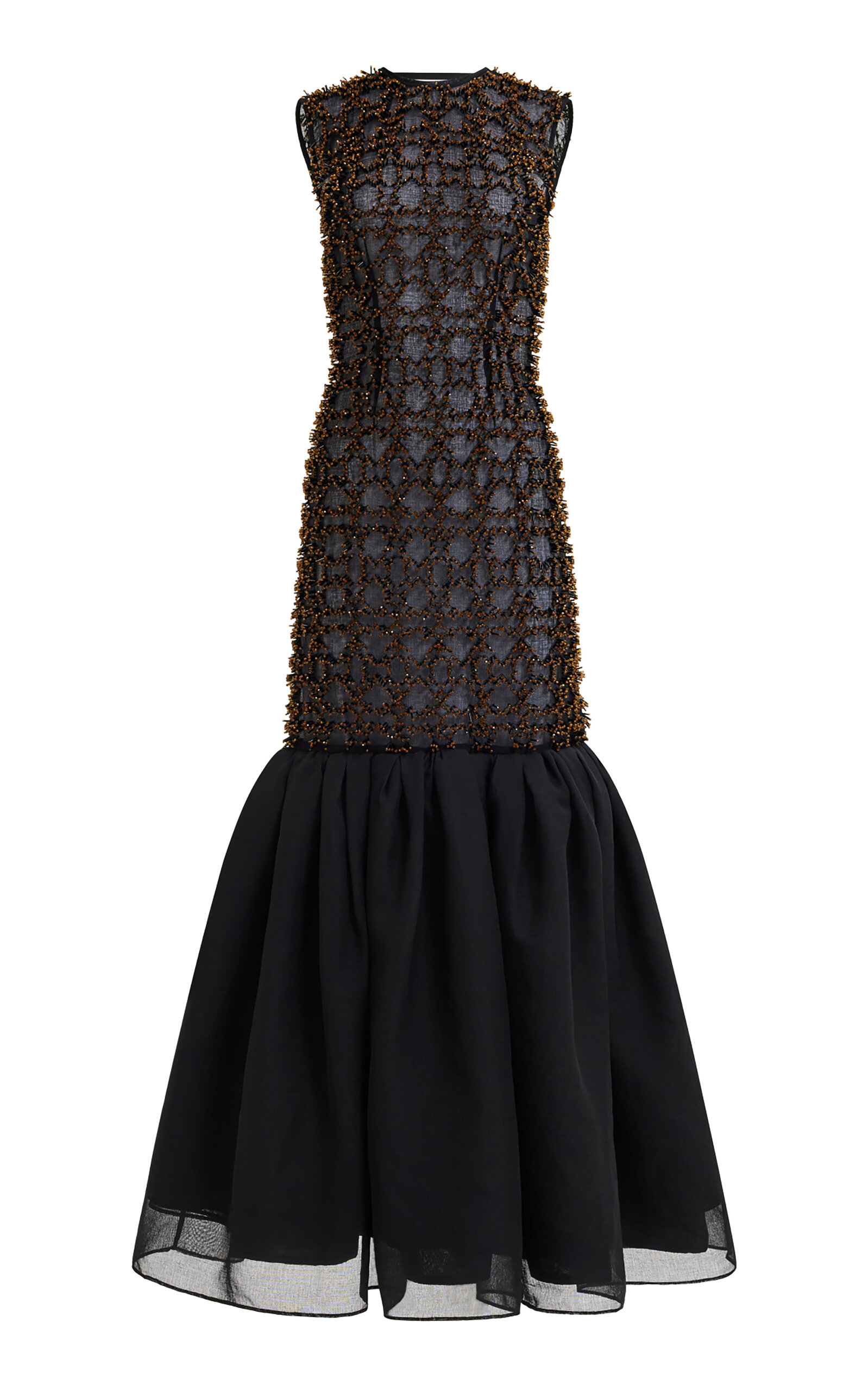 Aje Aje Cristallina Embellished Gown