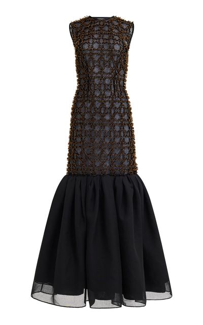 Aje Aje Cristallina Embellished Gown