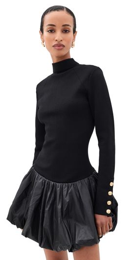 Aje Aje Elodi Knit Mini Dress Black