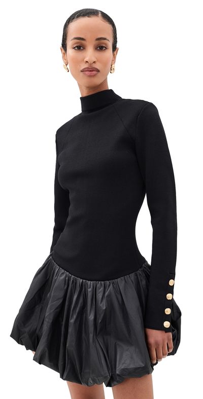 Aje Aje Elodi Knit Mini Dress Black