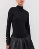 Aje Aje Elodi Knit Mini Dress Black - 2