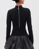 Aje Aje Elodi Knit Mini Dress Black - 3
