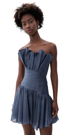 Aje Aje Elva Mini Dress Slate