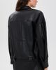 Aje Aje Esta Faux Leather Blazer Dress Black - 3