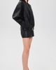 Aje Aje Esta Faux Leather Blazer Dress Black - 4