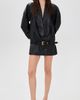 Aje Aje Esta Faux Leather Blazer Dress Black - 5