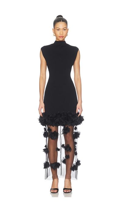 Aje Aje Fleura Knit Midi Dress