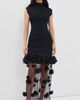 Aje Aje Fleura Knit Midi Dress Black - 2