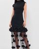 Aje Aje Fleura Knit Midi Dress Black - 5