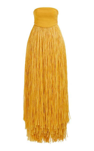 Aje - Florentia Raffia Maxi Dress