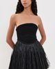 Aje Aje Florentia Raffia Mini Dress Black - 2