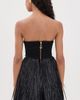 Aje Aje Florentia Raffia Mini Dress Black - 3