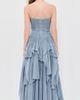 Aje Aje Gleam Gown Metallic Blue - 3