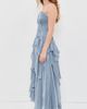 Aje Aje Gleam Gown Metallic Blue - 4