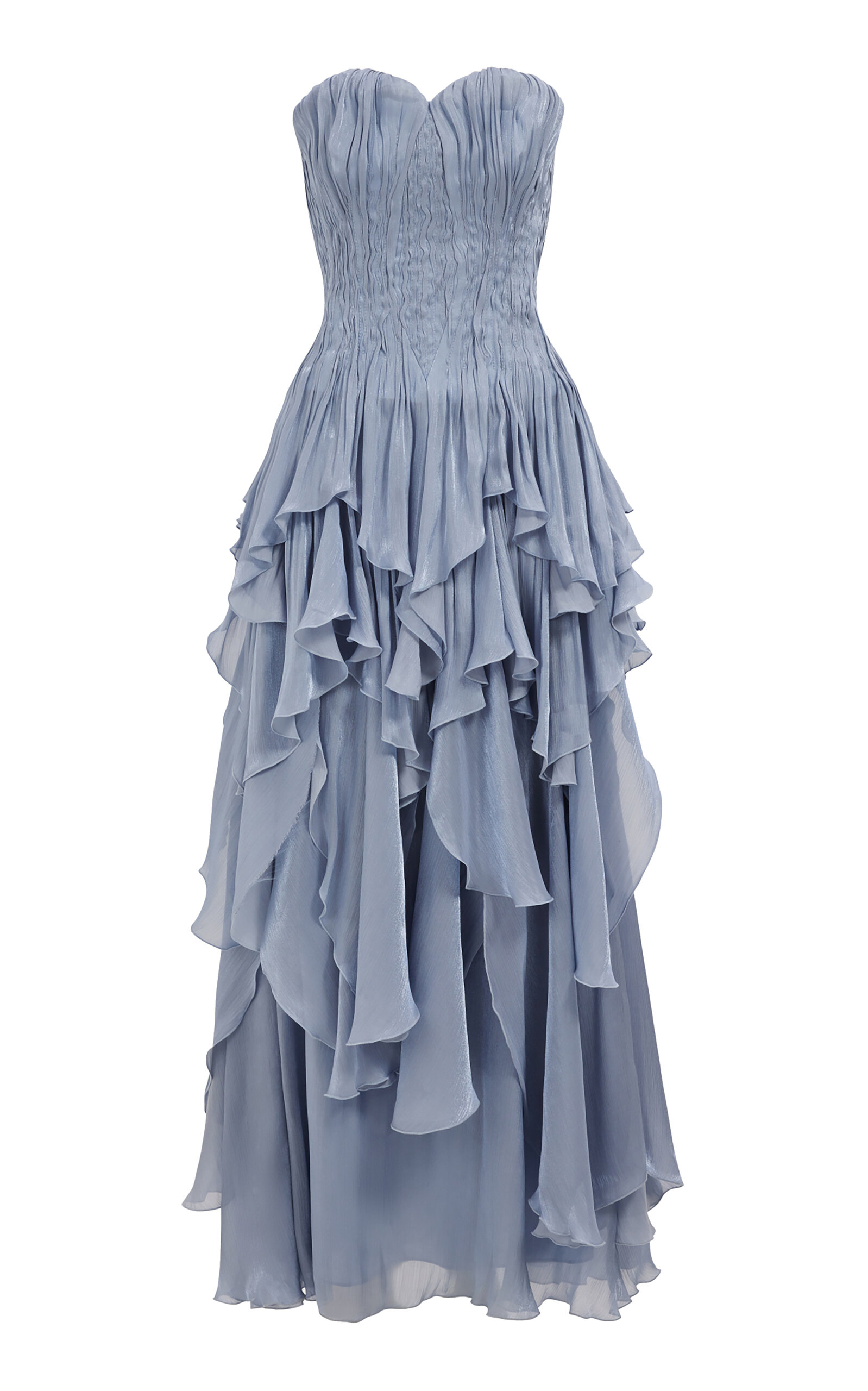 Aje Aje Gleam Ruched Gown
