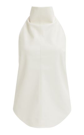 Aje Aje Lucy Faux Leather Halterneck Top