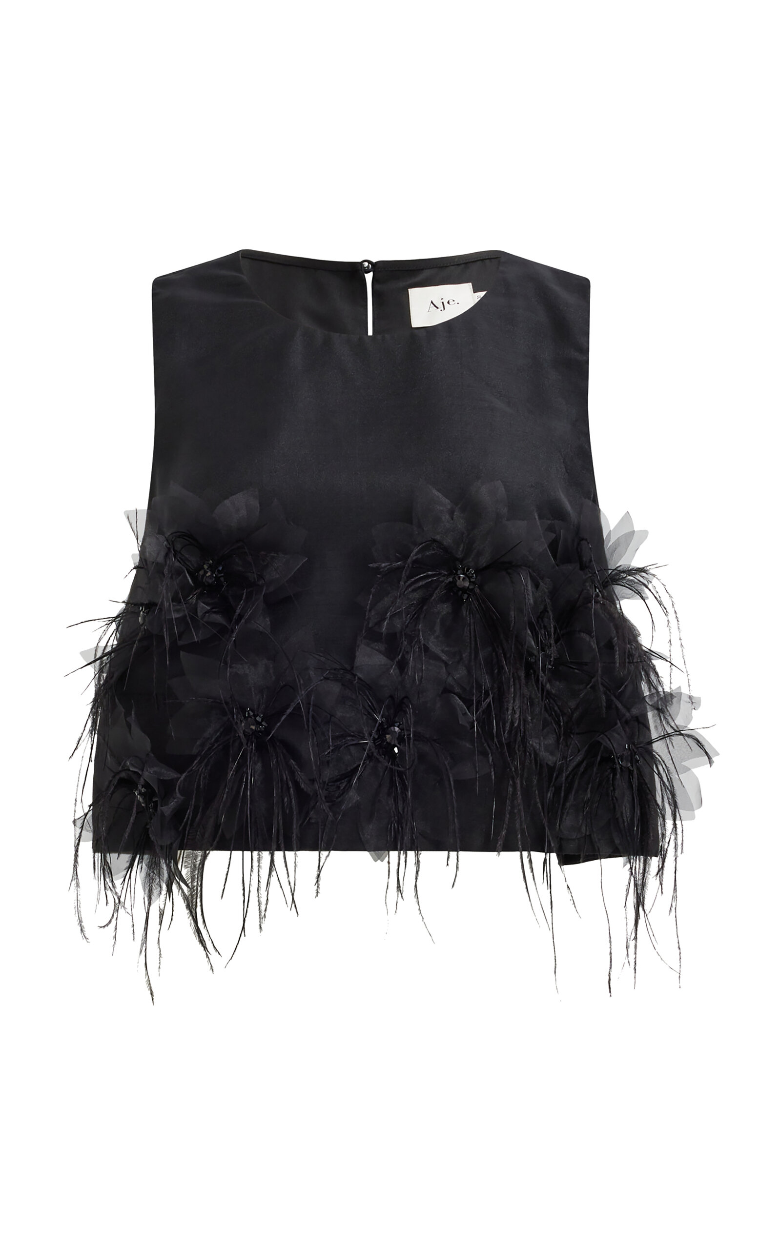 Aje Aje Marseille FeatherTrim Top